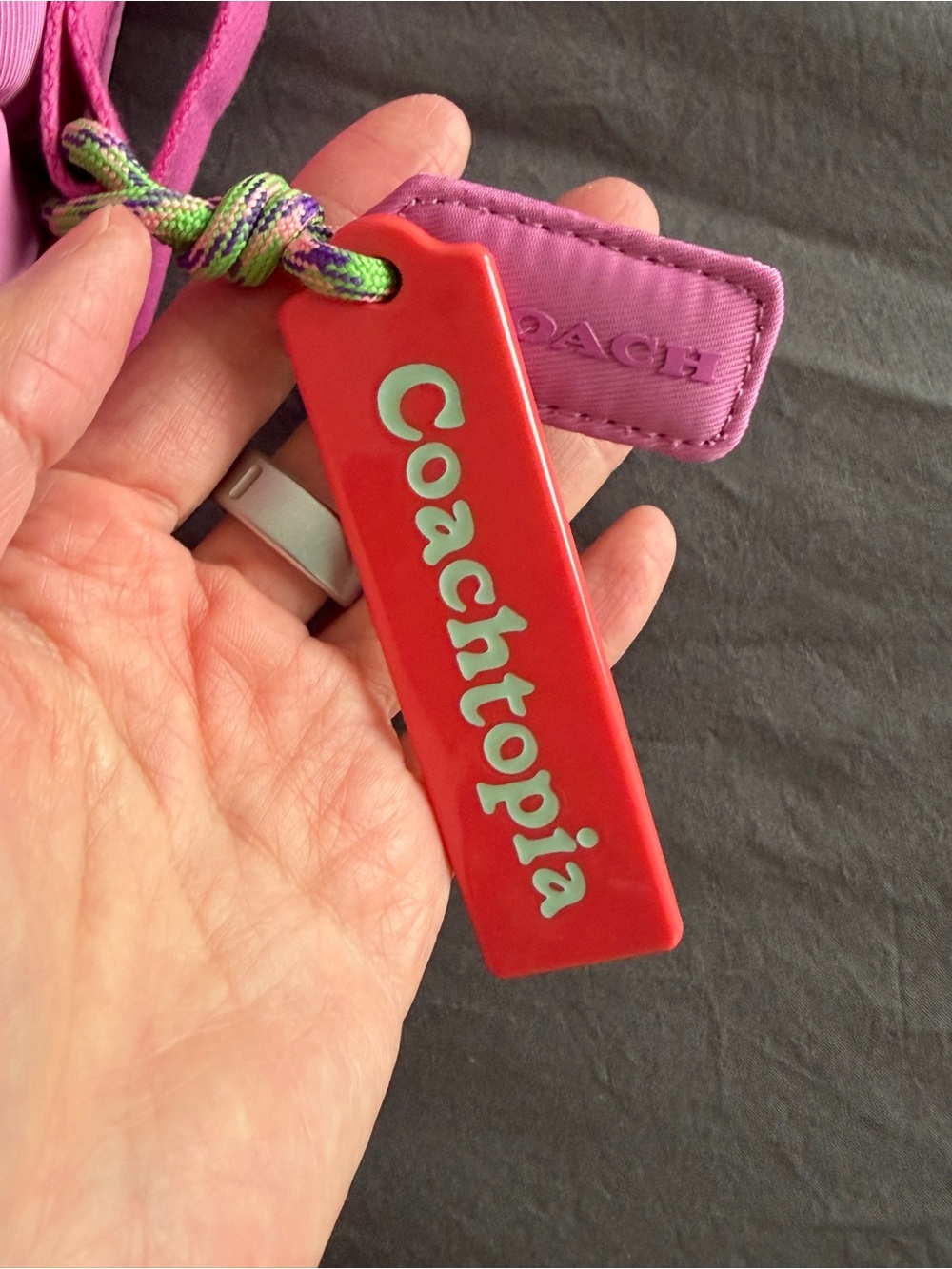 Coach Coachtopia Mini Puffy Tote in Bright Magenta - Picture 3 of 8